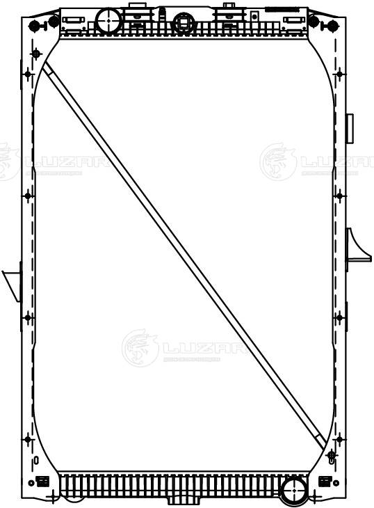 Radiator, racire motor LRc 2802 LUZAR